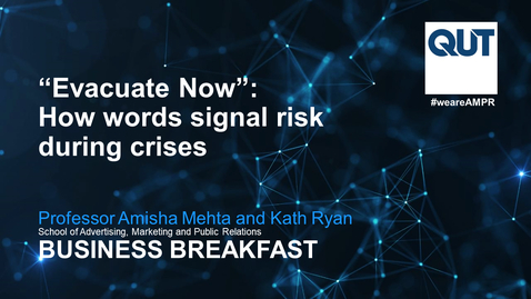 Thumbnail for entry &quot;Evacuate Now&quot;: How words signal risk during crises