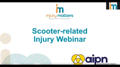 Thumbnail for entry Scooter-related injury webinar