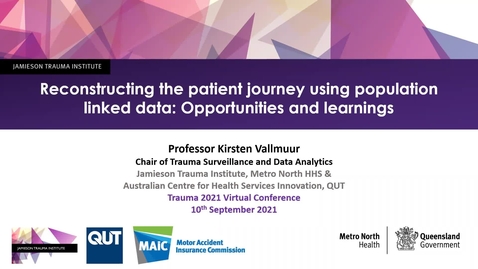 Thumbnail for entry Reconstructing the patient journey using population linked data: opportunities and learnings 