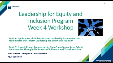 Thumbnail for entry Leadership Inclusion_Workshop 4