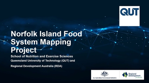 Thumbnail for entry Norfolk Island food system mapping project - stakeholder briefing presentation