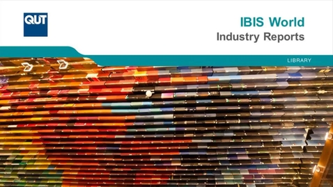 Thumbnail for entry IBISWorld Industry Reports