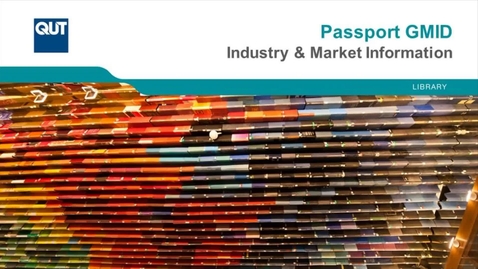 Thumbnail for entry Passport GMID - Industry and Market